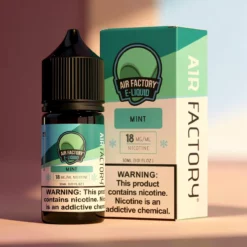 Air Factory Salt Menta 30ml Nikotinos Só E-Liquid