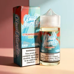 Cloud Nurdz Iced Strawberry Kiwi 100ml e-liquid