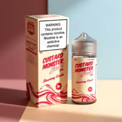 Custard Monster Swirl Edition Eper Vanília 100ml E-Liquid