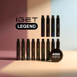 IGET Legend 4000 fújás eldobható e-cigaretta