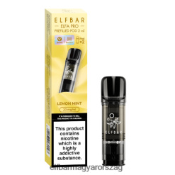 ELFBAR ELFA PRO előretöltött hüvelyek - 2 db citromos menta L8448R82 - Elf Bar Vape Magyarország