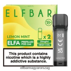ELFBAR ELFA előretöltött hüvely (2 csomag) citromos menta L8448R110 - Elf Bar Magyarország