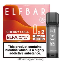 ELFBAR ELFA előretöltött hüvely (2 csomag) cseresznye kóla L8448R113 - Elf Bar Ár