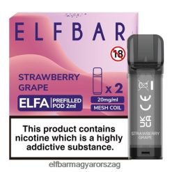 ELFBAR ELFA előretöltött hüvely (2 csomag) eper szőlő L8448R130 - Elf Bár Ízek