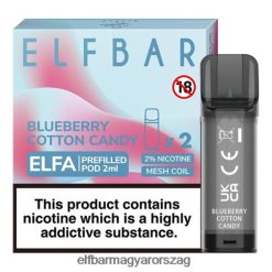ELFBAR ELFA előretöltött hüvely (2 csomag) áfonyás vattacukor L8448R124 - Elf Bar Ízek Vélemény