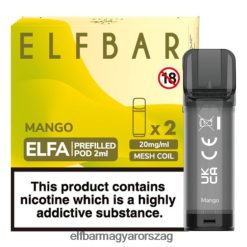 ELFBAR ELFA előretöltött hüvely (2 csomag) mangó L8448R118 - Elf Bar Vape Magyarország