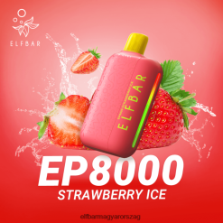 ELFBAR EP8000 eldobható vape eper jég L8448R317 - Elf Bar Magyarország