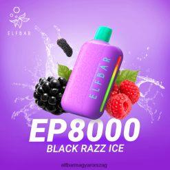 ELFBAR EP8000 eldobható vape fekete razz jég L8448R311 - Elf Bar Ár