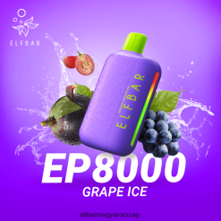 ELFBAR EP8000 eldobható vape szőlőjég L8448R300 - Elektronikus Cigaretta Elf Bar