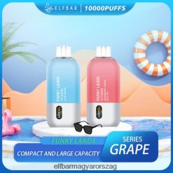 ELFBAR Funky Lands Vi10000 eldobható vape aloe szőlő L8448R385 - Elf Bar Ízek Vélemény