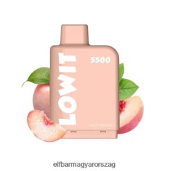 ELFBAR LOWIT 5500 előretöltött hüvely lédús őszibarack L8448R380 - Elf Bar Magyarország