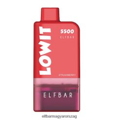 ELFBAR LOWIT 5500 előretöltött podkészlet eper jég L8448R361 - Elf Bar Vape Magyarország