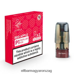 ELFBAR Mate 500 P1 előretöltött hüvelyek (2 csomag) piros alma L8448R161 - Elf Bar Rendelés Olcsón