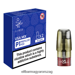 ELFBAR Mate 500 P1 előretöltött hüvelyek (2 csomag) usa mix L8448R166 - Elf Bár Ízek