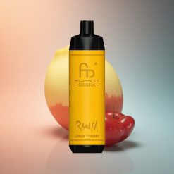 RandM Fumot Shisha 10000 Puffs Citrom-Cseresznye 18ml 850mAh 0.5% nikotin