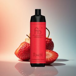 RandM Fumot Shisha 10000 Puffs Eper Puncs 18ml 850mAh 0,5% nikotin