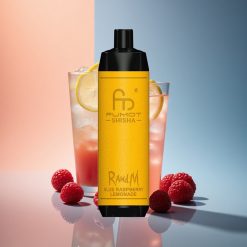 RandM Fumot Shisha 10000 Puffs Kék Málna Limonádé 0,5% nikotin 850 mAh
