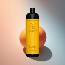 RandM Fumot Shisha 10000 Puffs Mangó Jég 18ml 850mAh 0.5% nikotin
