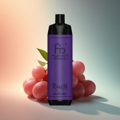 RandM Fumot Shisha 10000 Puffs Szőlő Borsmenta 0,6ohm Mesh Coil 850 mAh