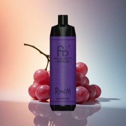 RandM Fumot Shisha 10000 Puffs Szőlőjég 18ml 850mAh 0.5% nikotin