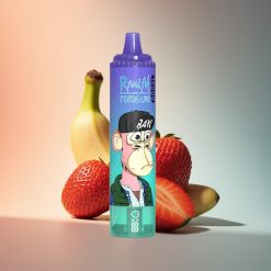 RandM Fumot Tornado 15000 Puffs Eper Banán 25ml 850mAh Mesh