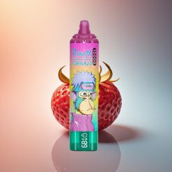 RandM Fumot Tornado 15000 Puffs Jeges Eper 25ml 5% nikotin 850mAh