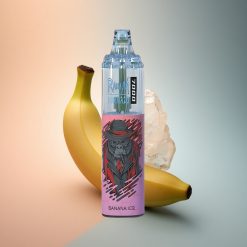 RandM Fumot Tornado 7000 Puffs Banána Jég 850mAh Rácsoszloppal