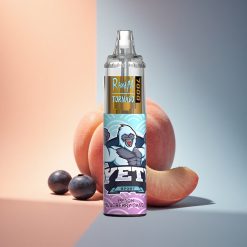 RandM Fumot Tornado 7000 Puffs Barack Kékáfonya Cukorka 850 mAh Rácsos Tekercs 5% Nikotin