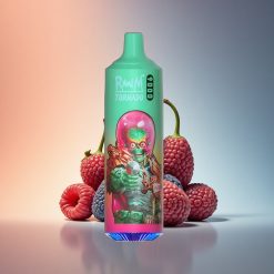 RandM Fumot Tornado 9000 Puffs Kék Málnás Kush Mesh Tekercs 850 mAh