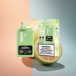 Razz Bar 40000 Puffs Citrom Lime - Fényes Jég (1,0Ohm 2 Mesh Tekercs, 650 mAh, 2%,5% nikotintartalom)