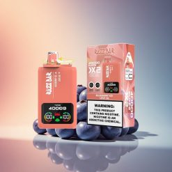 Razz Bar 40000 Puffs Áfonya Jég - Szerelem 66 650 mAh 1.0Ohm 2 Mesh Coil 5% nikotin