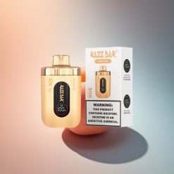 Razz Bar 50K Puffs Barackjég 1.0 Ohm Mesh Coil 650 mAh 2% nikotin