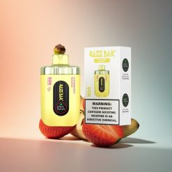Razz Bar 50K Puffs Eper Banán Mesh 650 mAh 2% nikotin