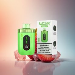 Razz Bar 50K Puffs Eperjég Mesh 1.0 Ohm 650 mAh 2% nikotin