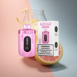 Razz Bar 50K Puffs Rózsa Limonádé 1.0 Ohm Mesh Coil 650 mAh