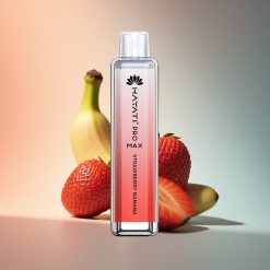 Hayati Pro Max 4000 Puffs Eper Banán Kettős 1.1 Ohm Mesh Coil 1400mAh