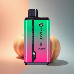 Hayati Pro Ultra 15000 Puffs Savanyú Alma Lédús Őszibarack 2% nikotin 850mAh