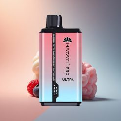Hayati Pro Ultra 15000 Puffs Áfonya Vattacukor Málna Vattacukor 850mAh 2% nikotin
