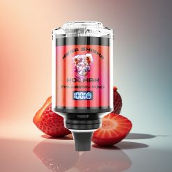 JNR Mega Shisha Hookah 100K Eper Ütés 2200mAh 60ml