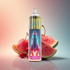 JNR Rocket-X 12400 Cseresznyés Görögdinnye Fagyasztott RGB Lámpás 850mAh Típus-C Gyorstöltéses 1.2ohm Mesh Tekercselés