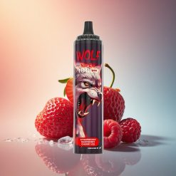 JNR Wolf Niplo 10000 Eper Málna Cseresznye Jég 1.0 Ohm Mesh 650mAh 20ml 5% nikotin