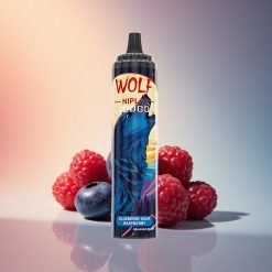 JNR Wolf Niplo 10000 Áfonya Savanyú Málna 1.0 Ohm Mesh 650mAh